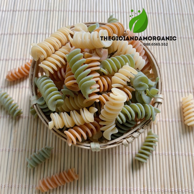 Nui Xoắn Rau Củ Hữu Cơ Cho Bé Ăn Dặm 100G