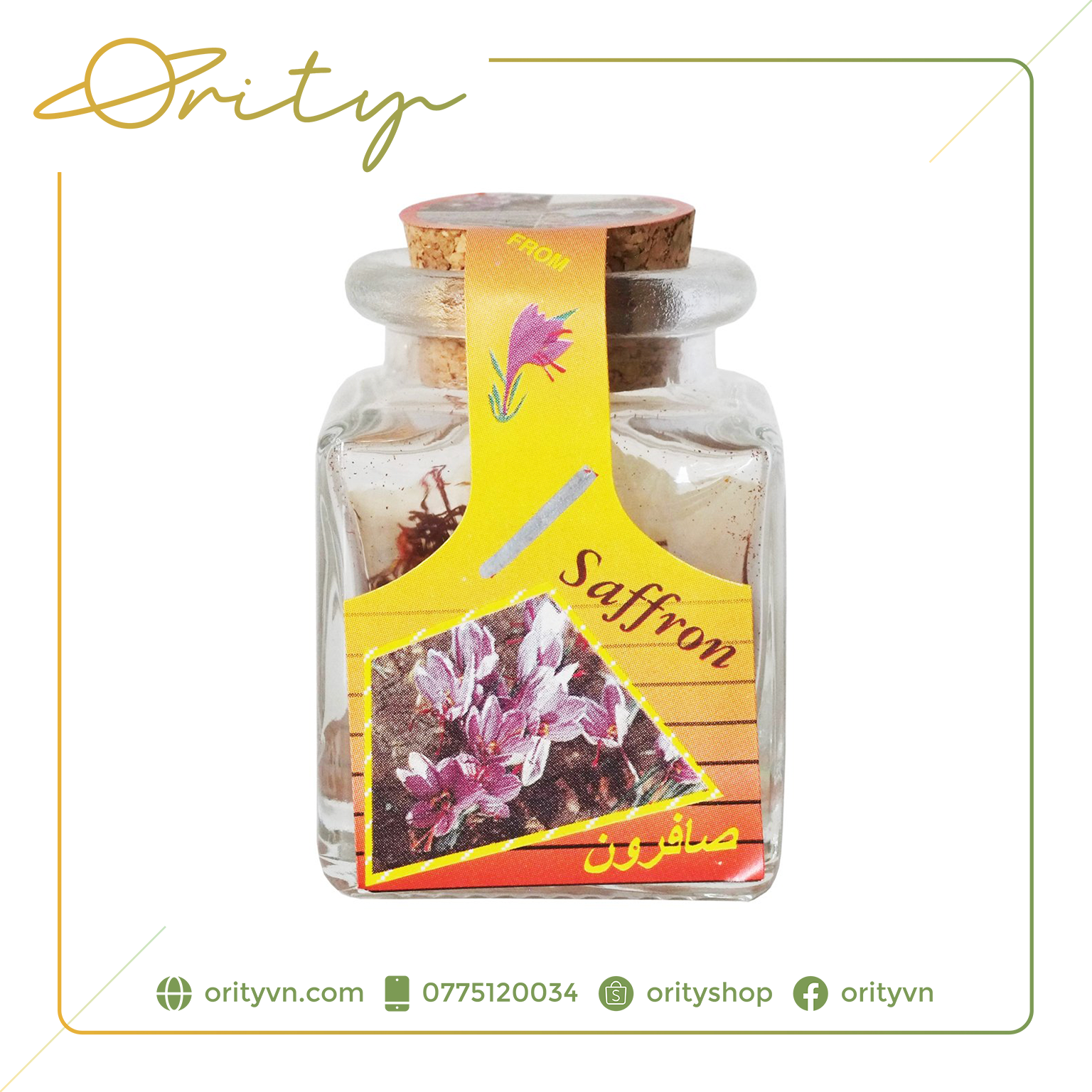 Nhụy hoa nghệ tây Tây Ban Nha - Spanish Pure Saffron Filaments Alma Gourmet