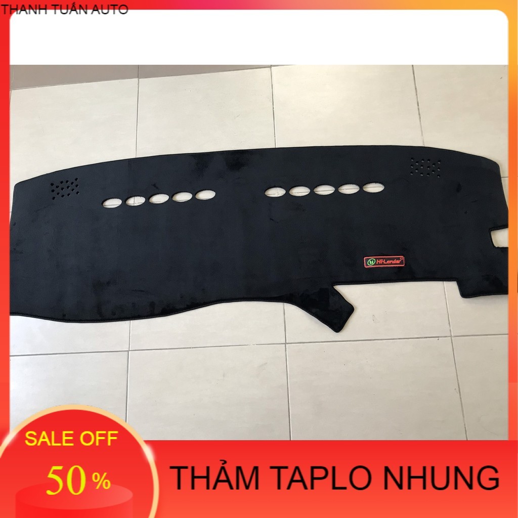 Isuzu hilander thảm che nắng taplo nhung 3 lớp chống trượt