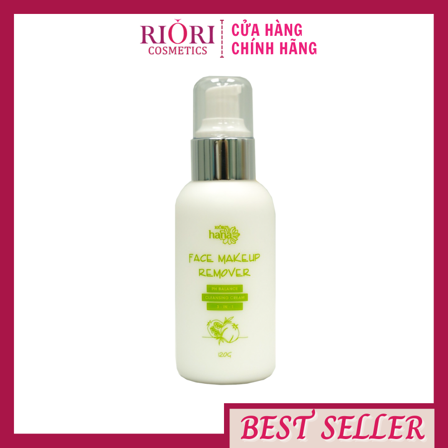 Tẩy trang mặt riori face makeup remover 120ml
