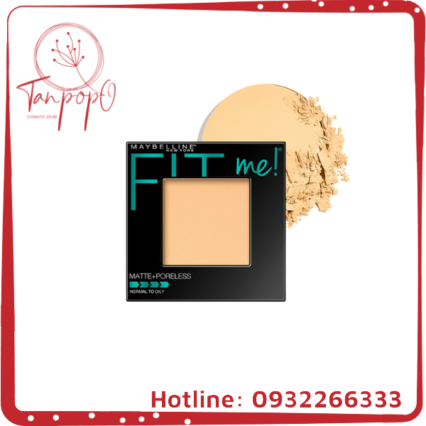 Phấn Phủ Mịn Nhẹ Kiềm Dầu Fit Me Matte Poreless Powder Maybelline New York 8.5g