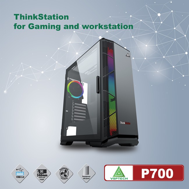 Vỏ case máy tính vsp p700 thinkstation chuẩn full atx