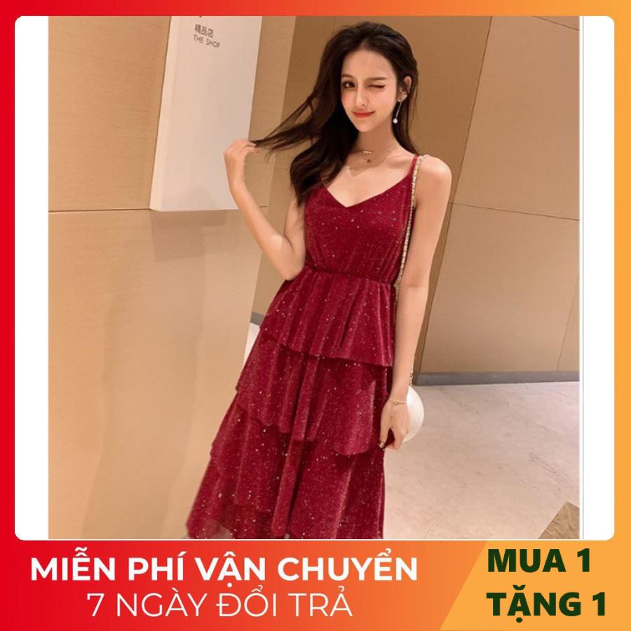 [HÀNG THANH LÝ] HÀNG CAO CẤP-Đầm xòe đẹp, váy tầng dễ thương, mềm mịn, dự tiệc, dạo phố, công sở, nữ tính, sang trọng - 0SLP-06
