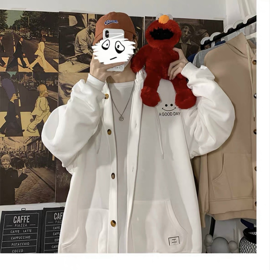 áo khoác bomber nỉ nam nữ dày mịn phối mặt cười tính tế phá cách siêu phẩm của đẹp độc 89 hàng mới