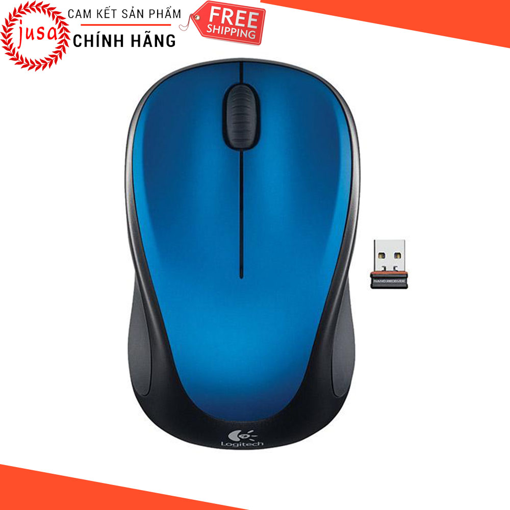 Mouse chuột không dây log m235 - junsam tặng pin