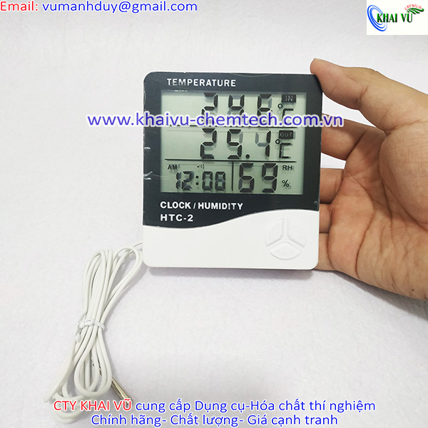 Nhiệt ẩm kế điện tử đa chức năng 6 in 1 htc-2