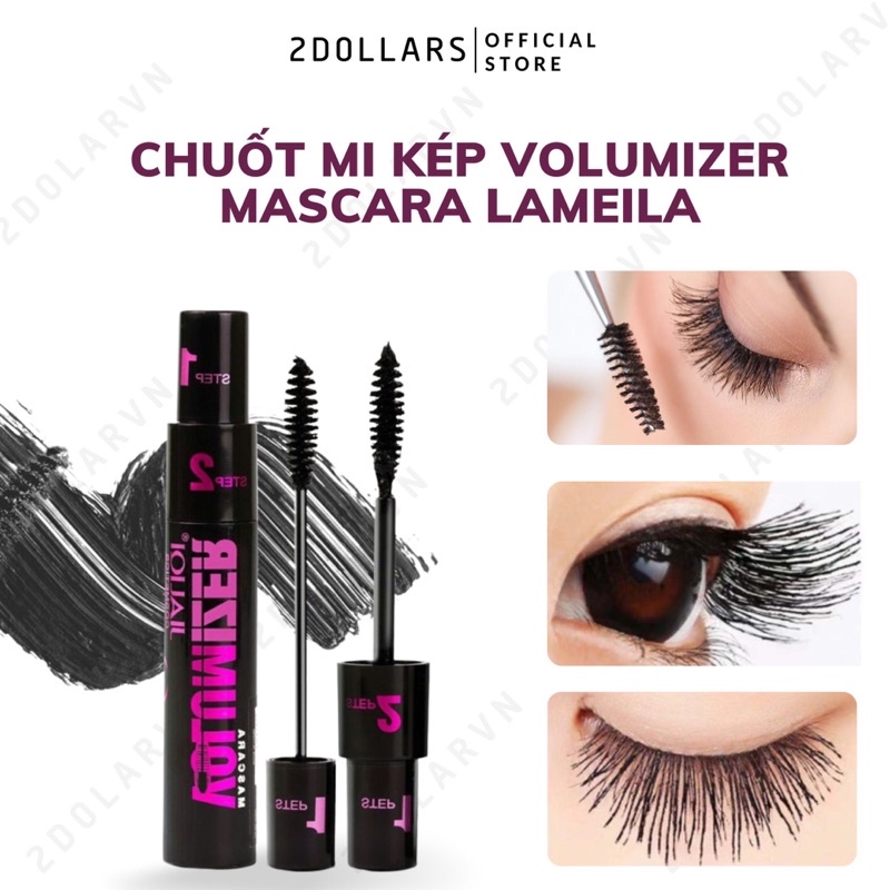 Mascara Kép Chuốt Mi Cong Volumizer Mascara Lameila
