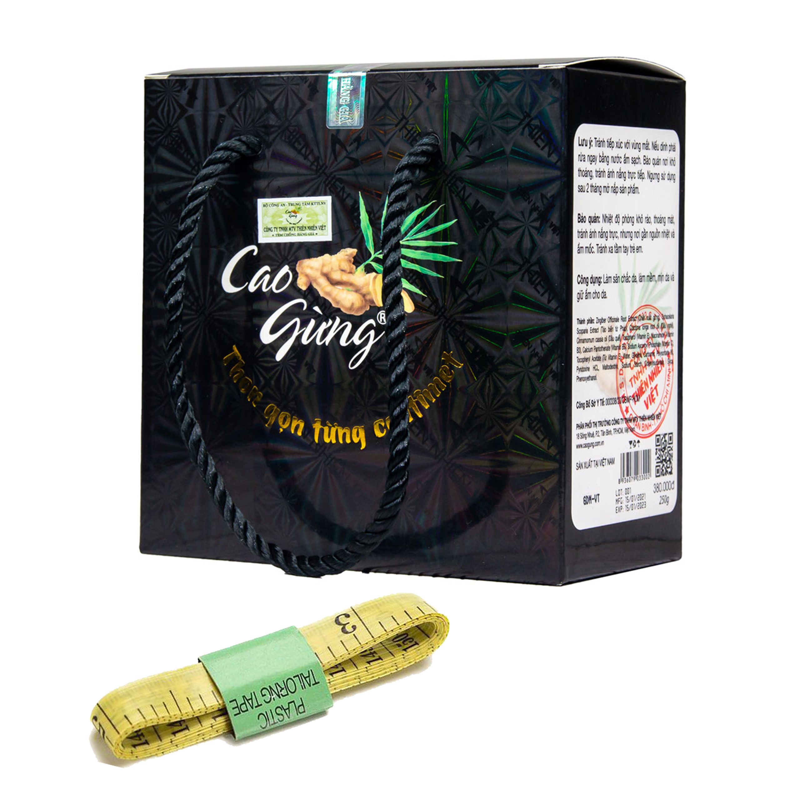 [HCM]Cao gừng CÁT TƯỜNG Kem tan mỡ bụng cát tường 200g Tặng Thước dây