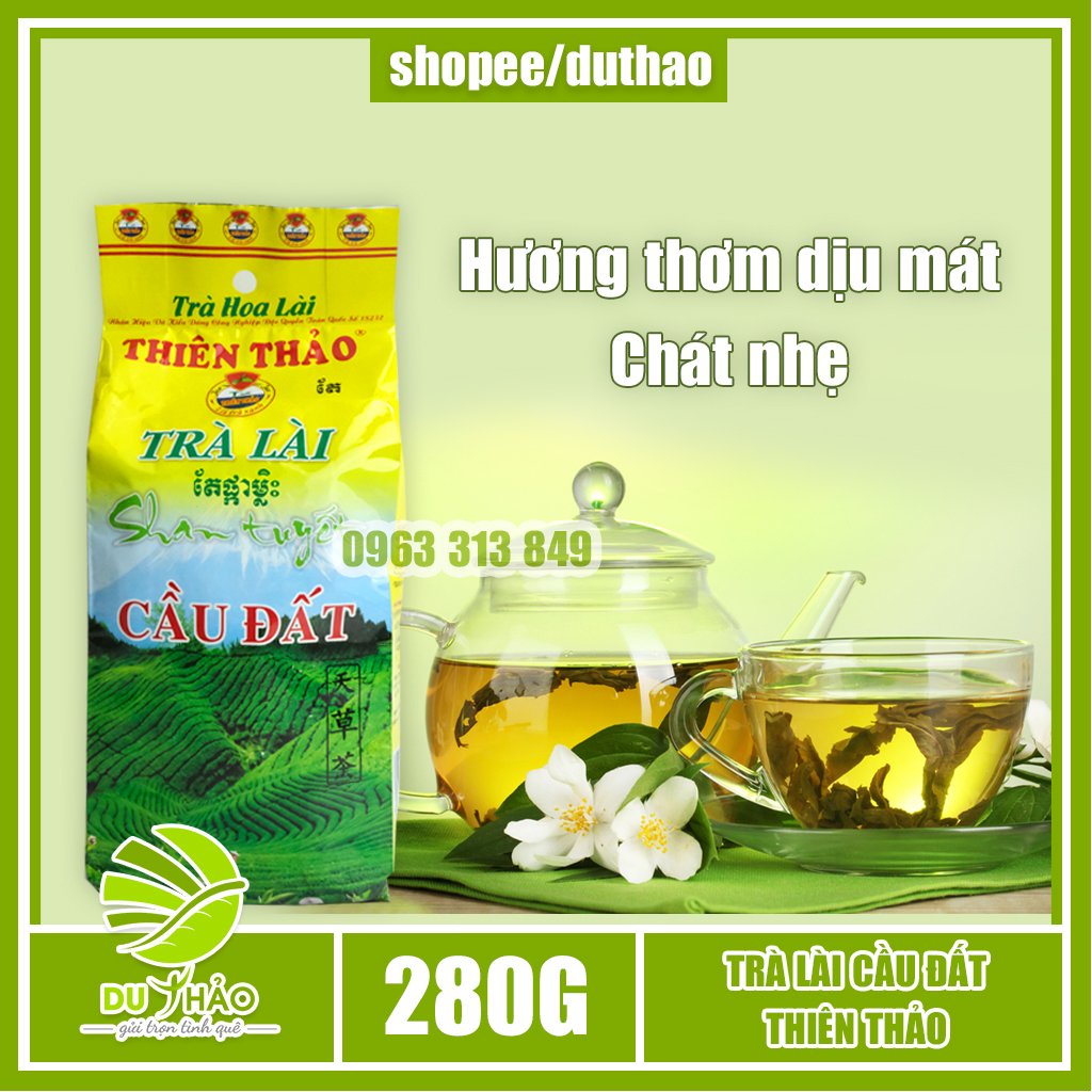 Trà Lài Cầu Đất, trà Ông Tiên, trà lá dùng làm trà đá cho quán cà phê quán ăn, trà Lâm Đồng