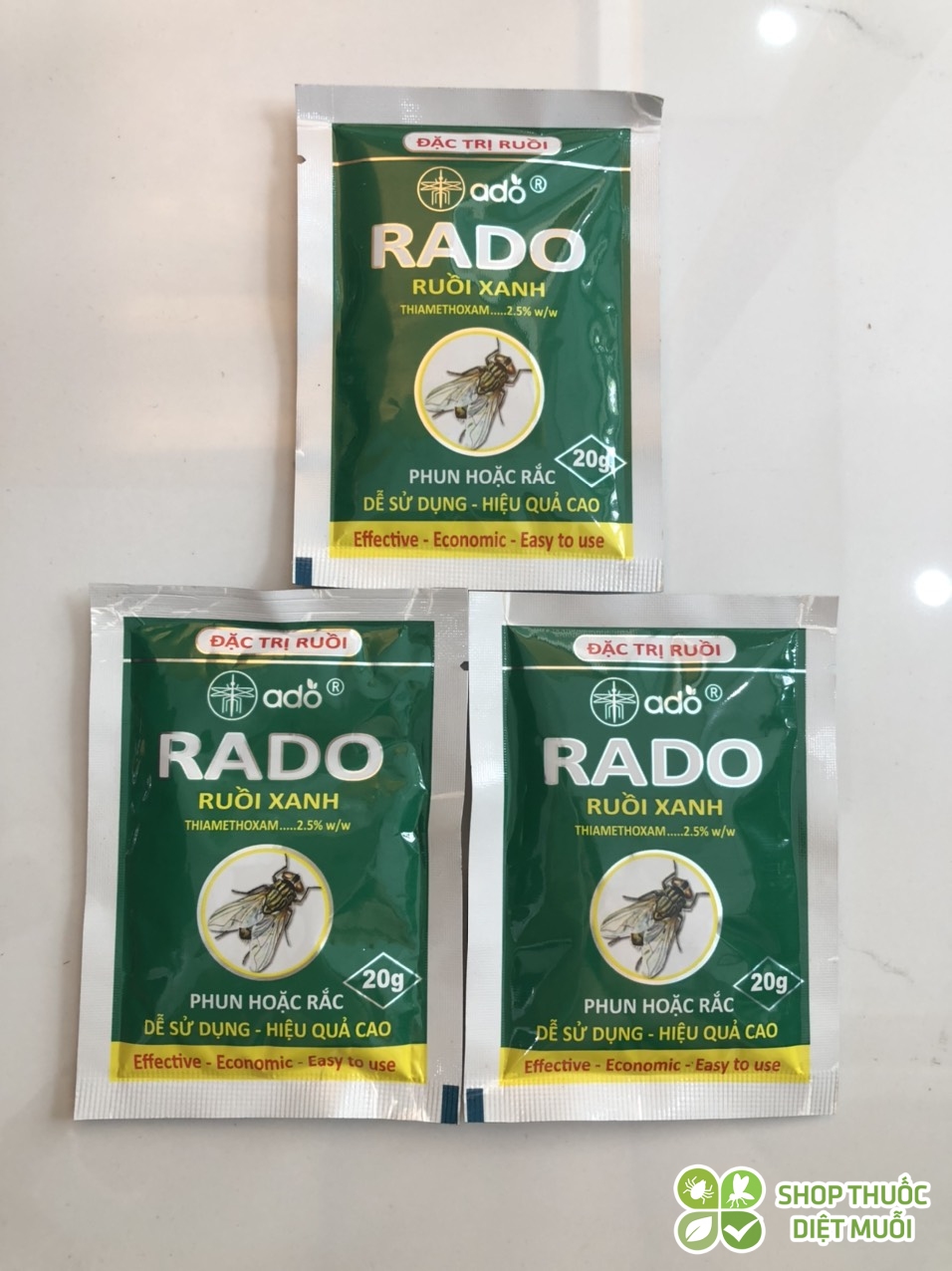 Thuốc diệt ruồi hiệu quả cao rado - gói 20g