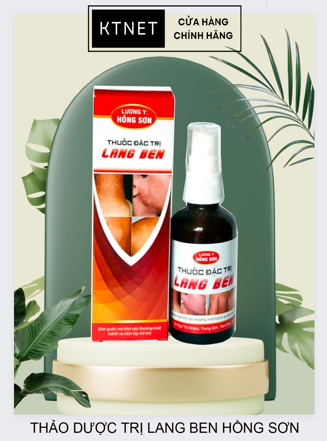 Thảo dược trị lang ben hồng sơn