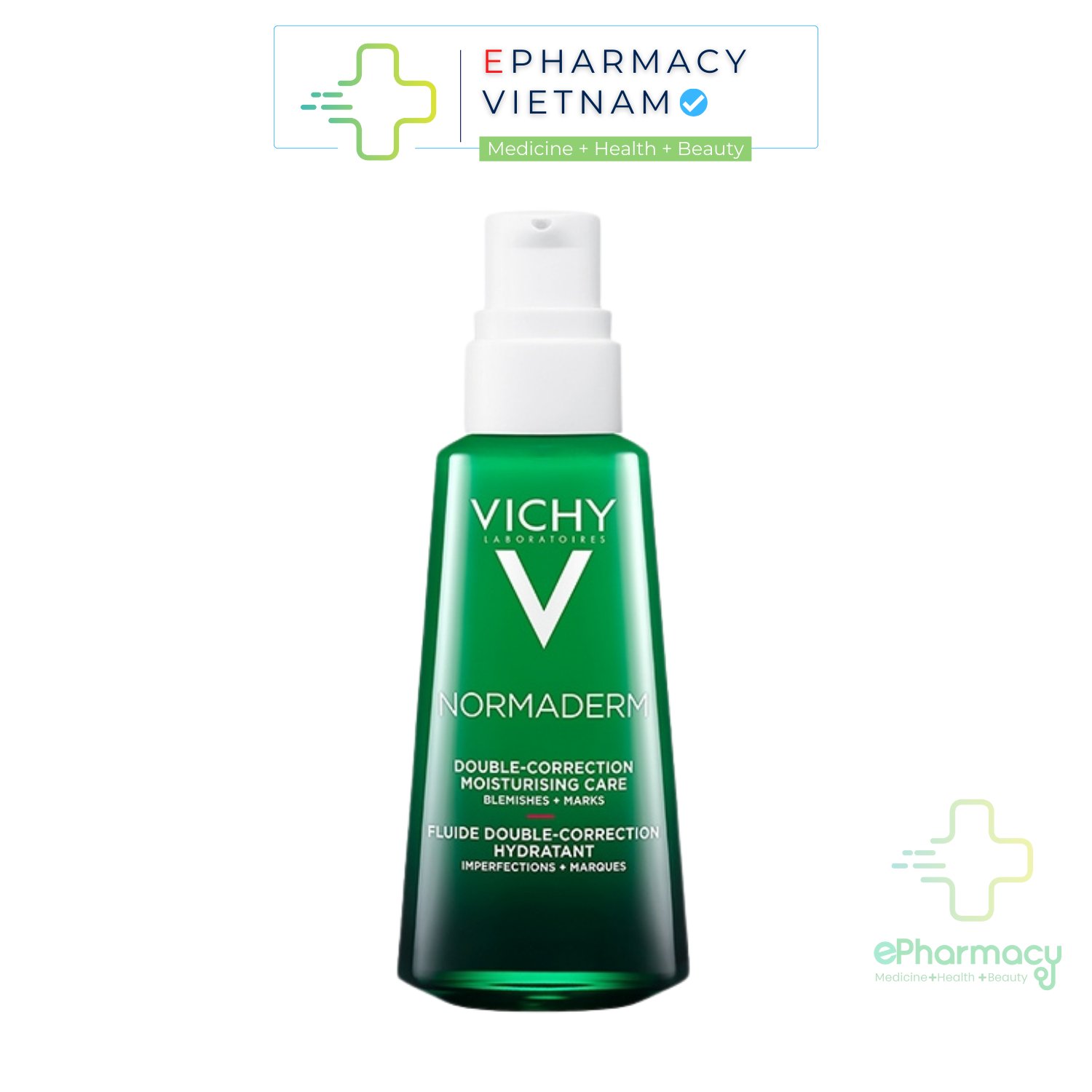 Kem Dưỡng Cho Da Mụn Vichy Normaderm Phytosolution Double Correction Daily Care dạng gel sữa 50ml