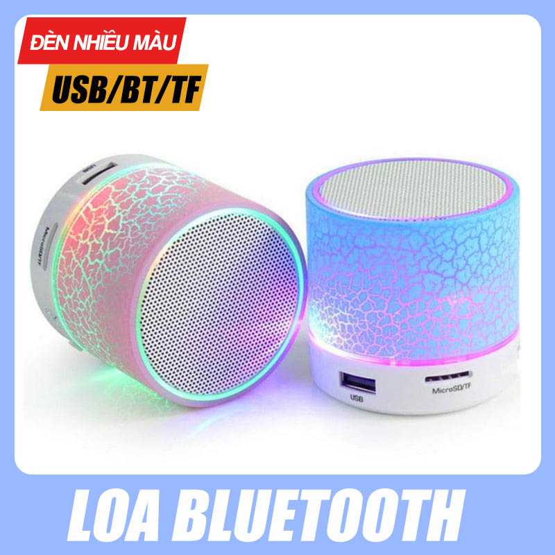 Loa Mini Bluetooth Led Nháy Theo Nhạc, Loa mini Bluetooth, Loa di động có đèn led, Loa mini
