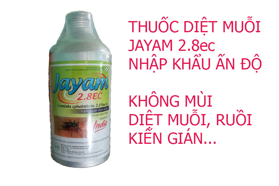 Thuốc diệt muỗi kiến gián Jayam 2.8ec 1000ml