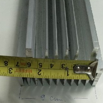 Nhôm Tản Nhiệt 22cm Main 2 U 3 U