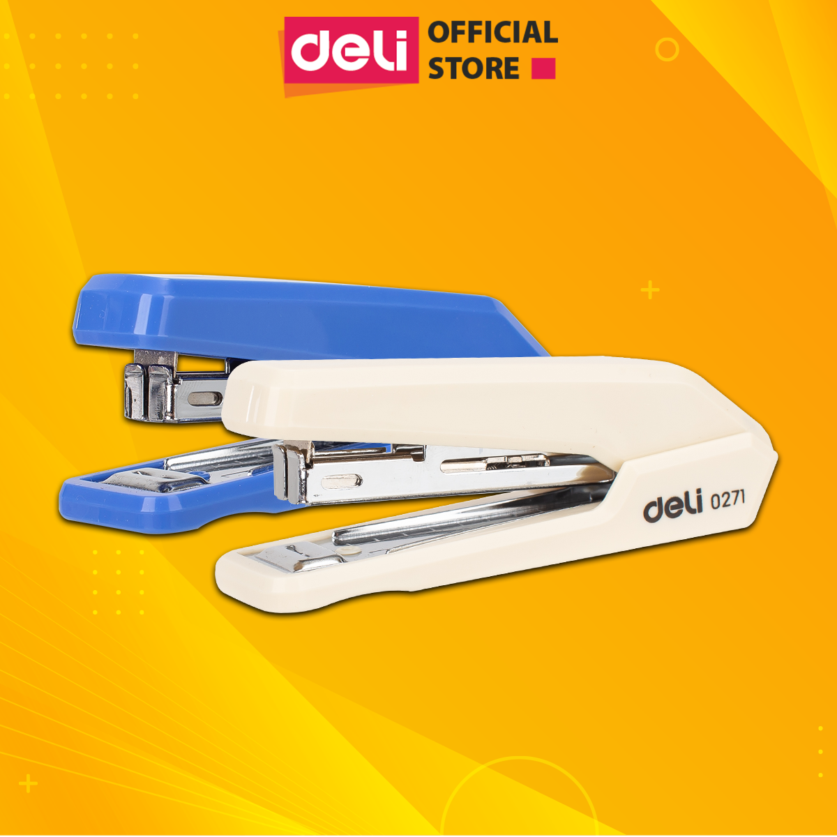 Dập ghim số 10 deli: thiết kế nhỏ gọn và tiện lợi, chất liệu cứng cáp siêu bền và chống gỉ, lý tưởng cho mọi nhu cầu sử dụng tại văn phòng