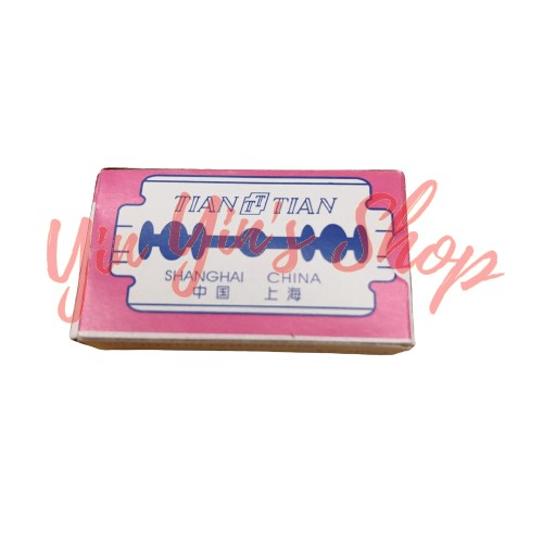 1 hộp 10 lưỡi lam tiantian màu đen