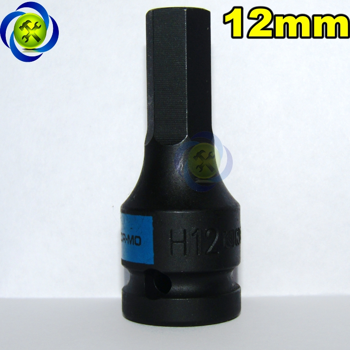 Tuýp đen lục giác 12mm kingtony 405512 1/2