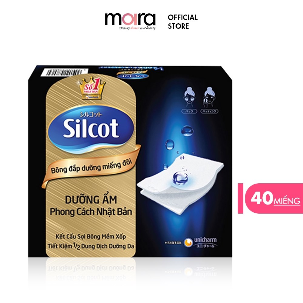 Bông trang điểm Silcot miếng đôi 40-1807