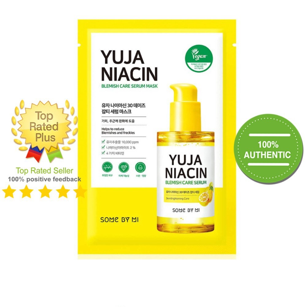 Mặt Nạ Giấy Some By Mi Yuja Niacin Blemish Care Serum Mask 25ml