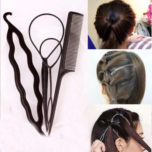 ✅Bộ 4 dụng cụ làm tóc đa năng cực tiện lợi