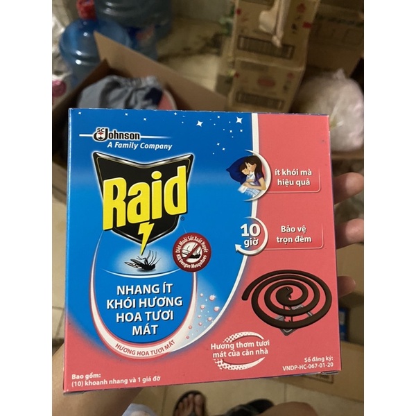 Nhang Muỗi Raid Ít Khói