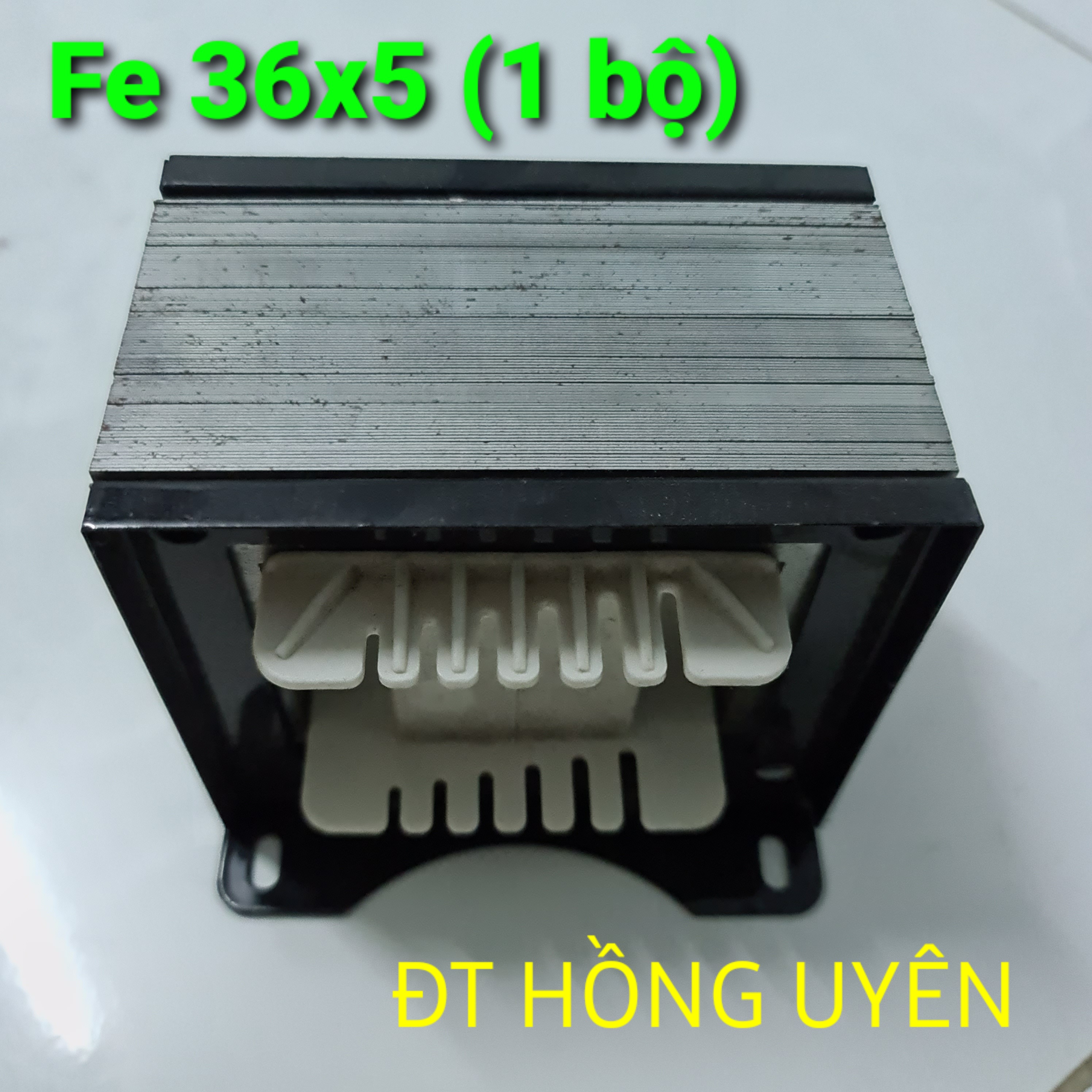 Fe quấn biến áp 36x5. Phe biến áp Đầy đủ Fe + khuôn nhựa quấn biến áp + Bát sắt để gông phe. phe quấn biến áp kích cơ 1 vế
