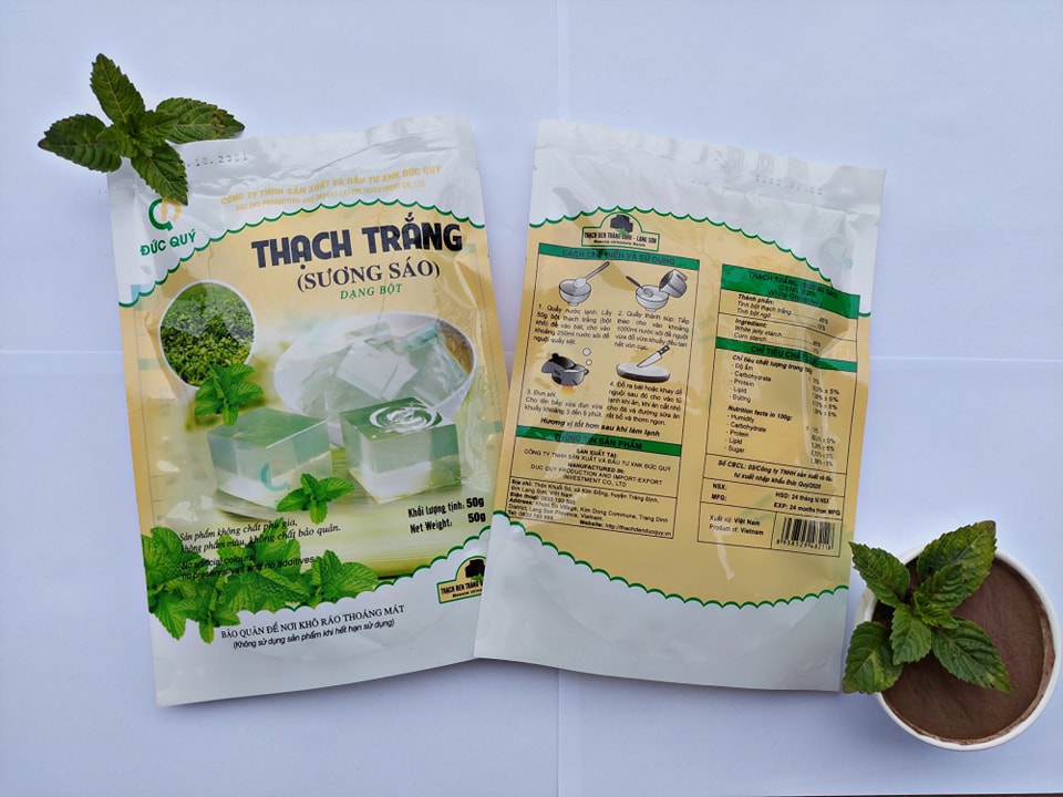 Chia sẻ: đã thích bột thạch sương sáo trắng đức quý 100g - 500g - 1kg