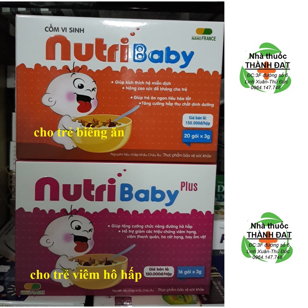 Cốm vi sinh Nutribaby /Nutribaby, sản phẩm chất lượng, đảm bảo an toàn sức khỏe người dùng, vui lòng inbox shop để được hỗ trợ