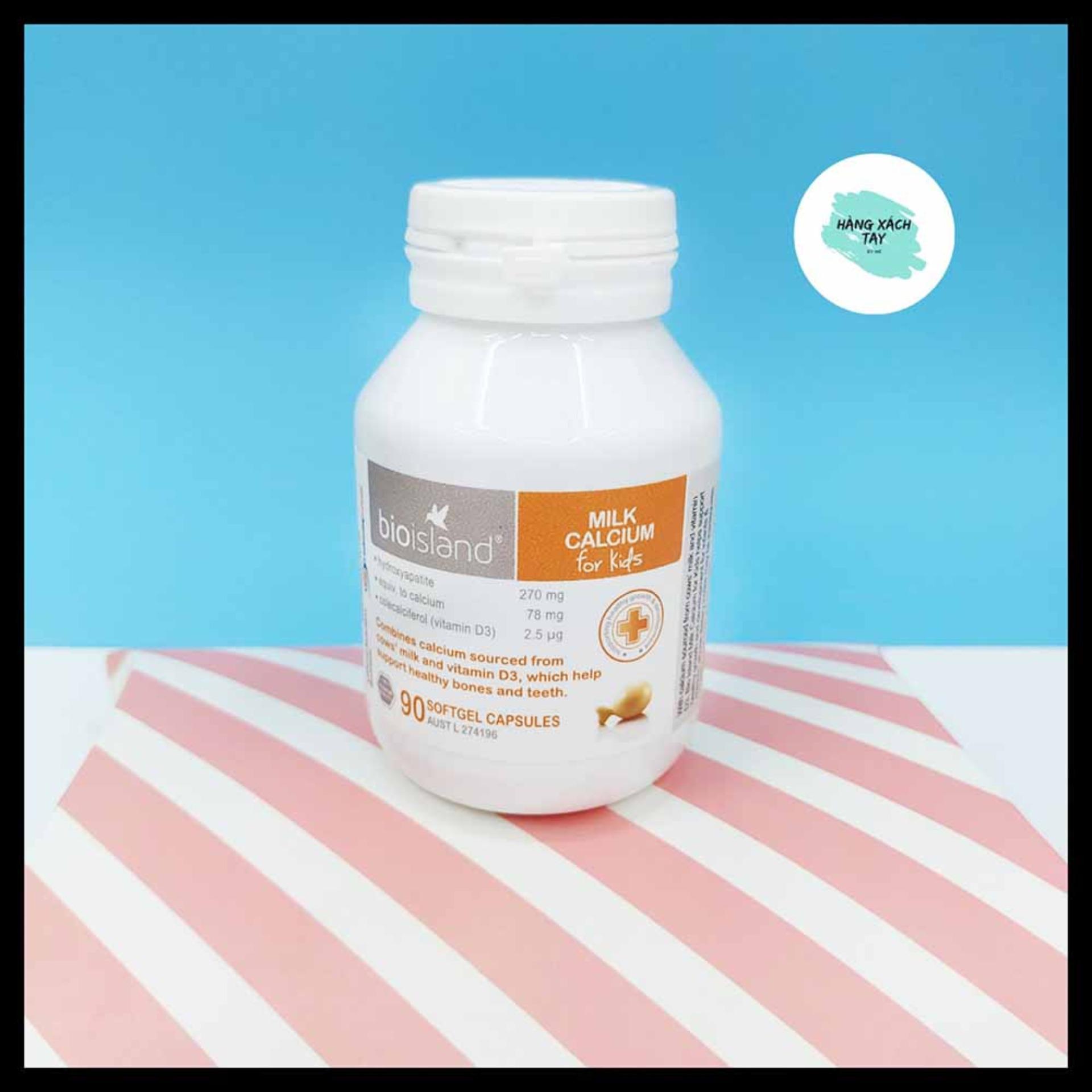 Calci sữa cho bé calci milk bio island - mẫu mới