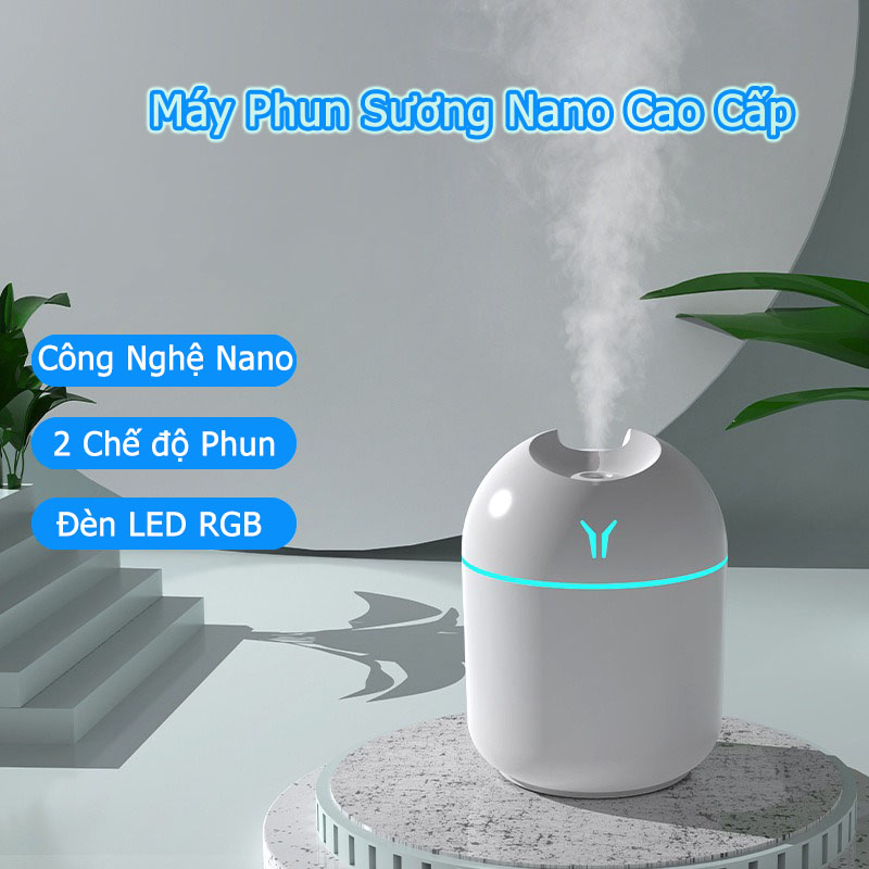 Máy Xông Tinh Dầu Mini Phun Sương Khuếch Tán Tinh Dầu Tỏa Hương Thơm Dùng Cho Phòng Ngủ Và Trong Xe Hơi Khử Khuẩn Đuổi Muỗi MX02 chữ T và chữ Y