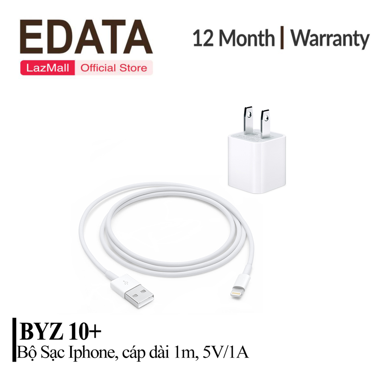 Bộ Sạc BYZ 10+ Dành Cho Các Dòng Iphone Cổng Lightning