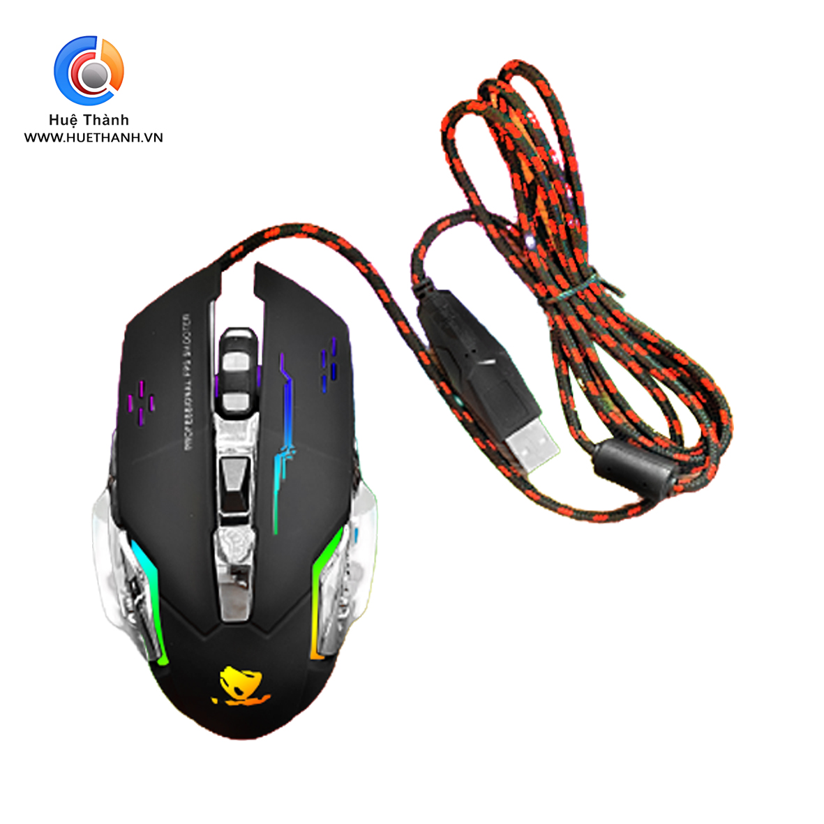 Chuột máy tính có dây LED 7 màu, đảm bảo tin dùng, chất lượng, hàng uy tín, giá rẻ cạnh tranh, hỗ trợ lâu dài - ĐẢM BẢO CHẤT LƯỢNG