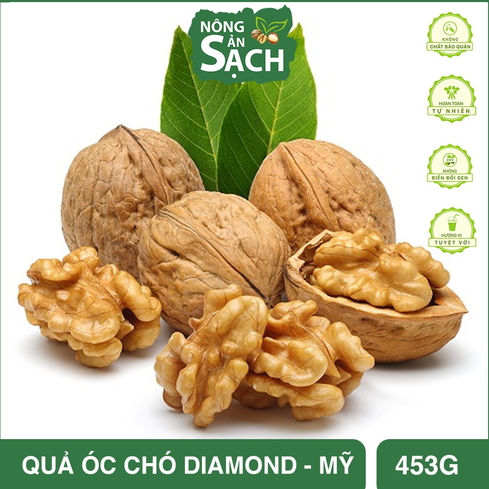 Quả óc chó nhập khẩu mỹ 100% 500g