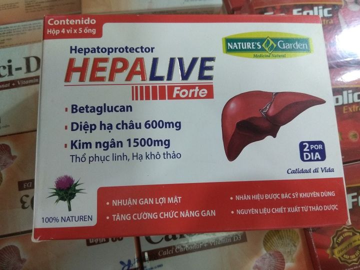 Viên uống tăng cường chức năng gan HEPALIVE NATURAL GARDEN