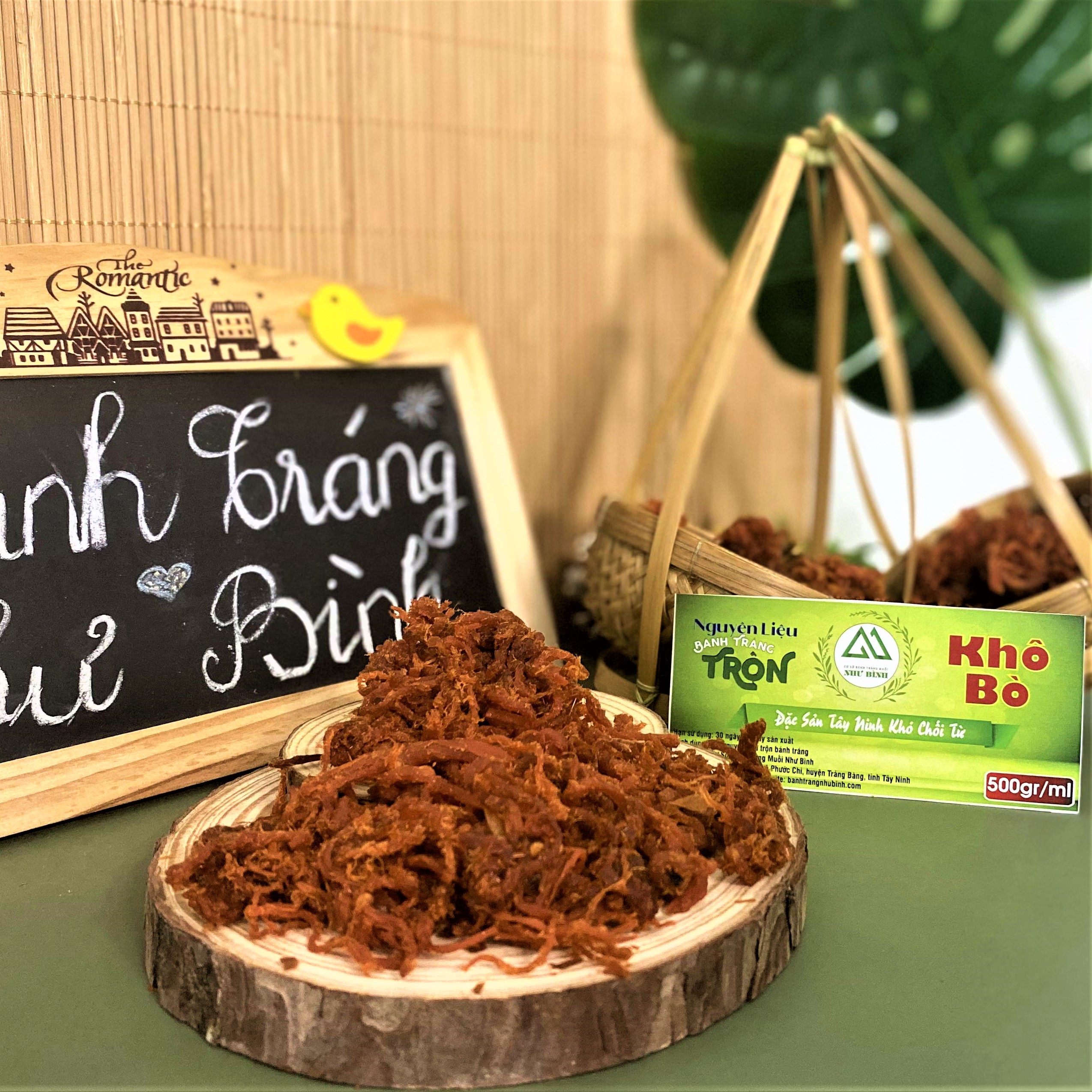 KHÔ BÒ Sợi Như Bình Làm Nguyên Liệu Bánh Tráng Trộn Thơm Ngon Đậm Vị BÁN BAO ĐẮT HÀNG