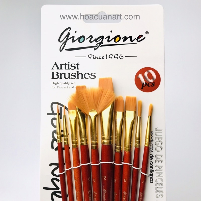Cọ vẽ artist brush set 10 cây