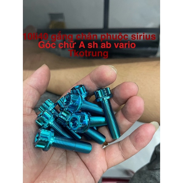Ốc titan gr5 10li40 đầu salaza
