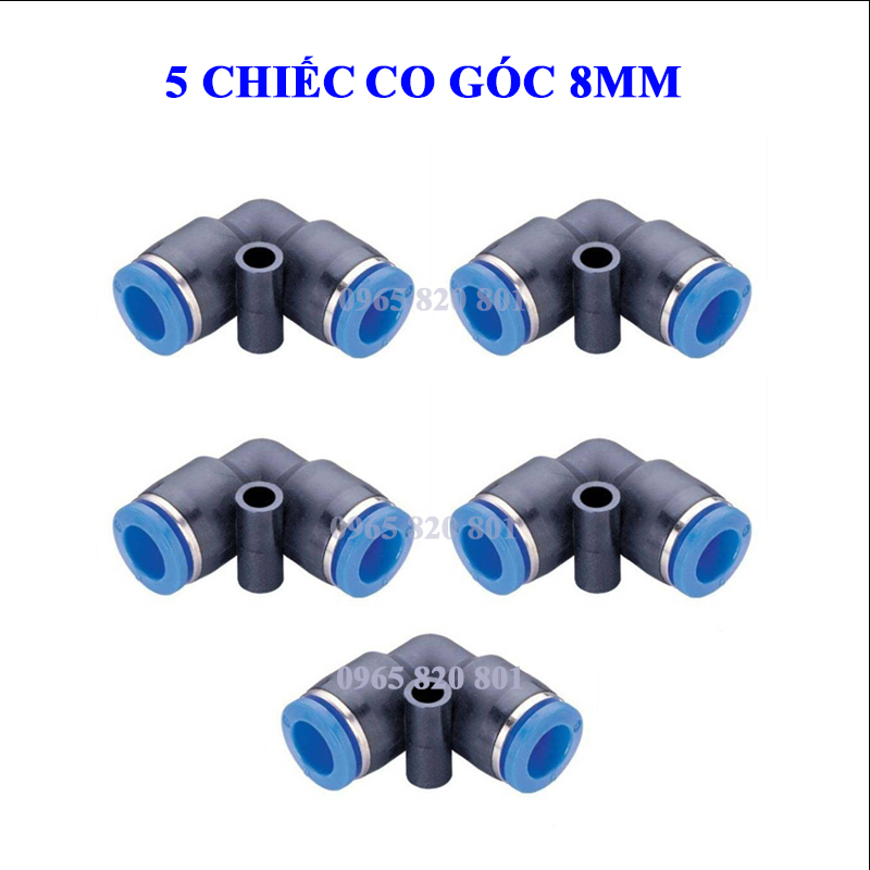 [Bịch 5 cái] Cút góc nối ống 8mm phun sương
