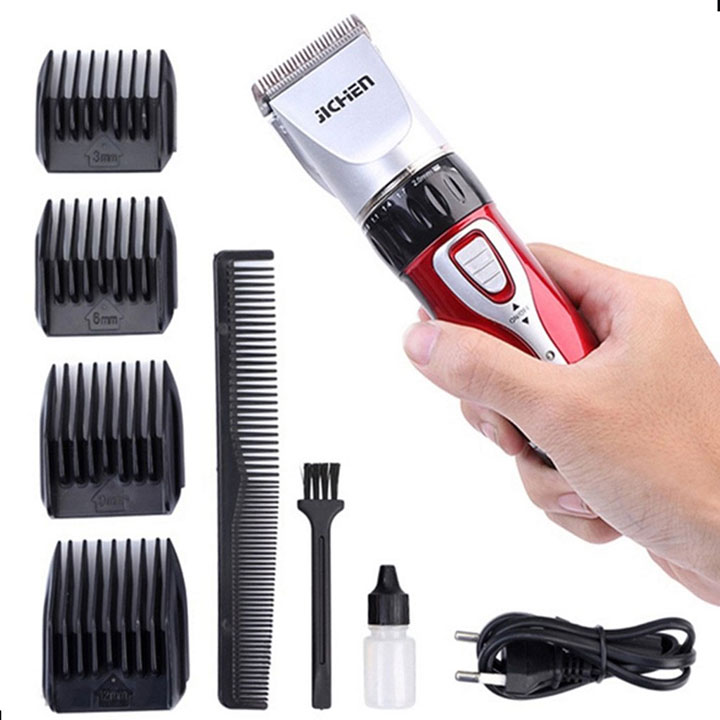 [HCM]Tông đơ cắt tóc Jichen cao cấp - Tông đơ cắt tóc cho trẻ chuyên nghiệp vận hạnh êm ái lưỡi cắt mượt mà -Tăng đơ cắt tóc Jichen là Sản phẩm dùng an toàn cho trẻ nhỏ