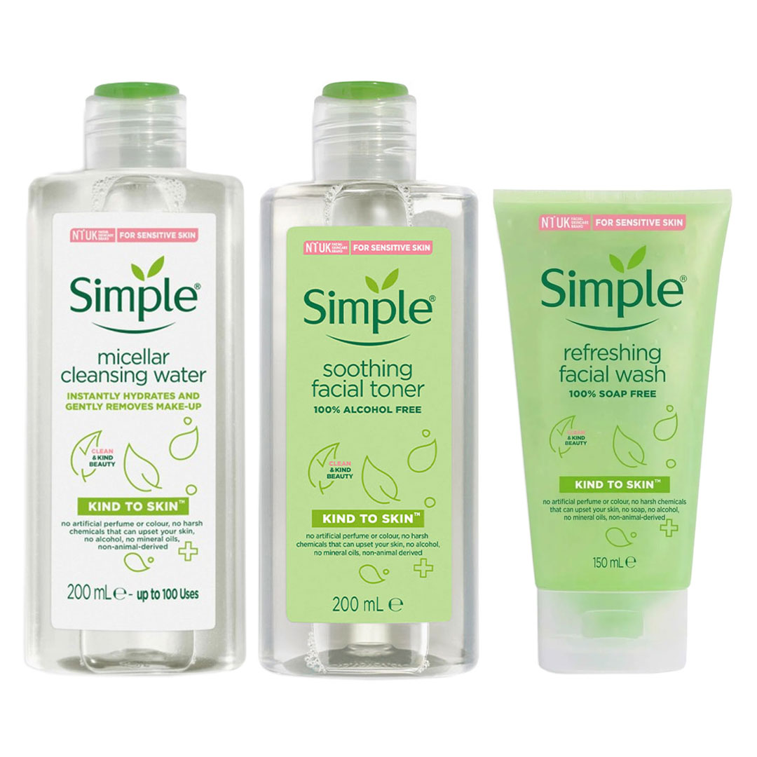 Sữa rửa mặt Simple gel dịu nhẹ cho da nhạy cảm 150ml