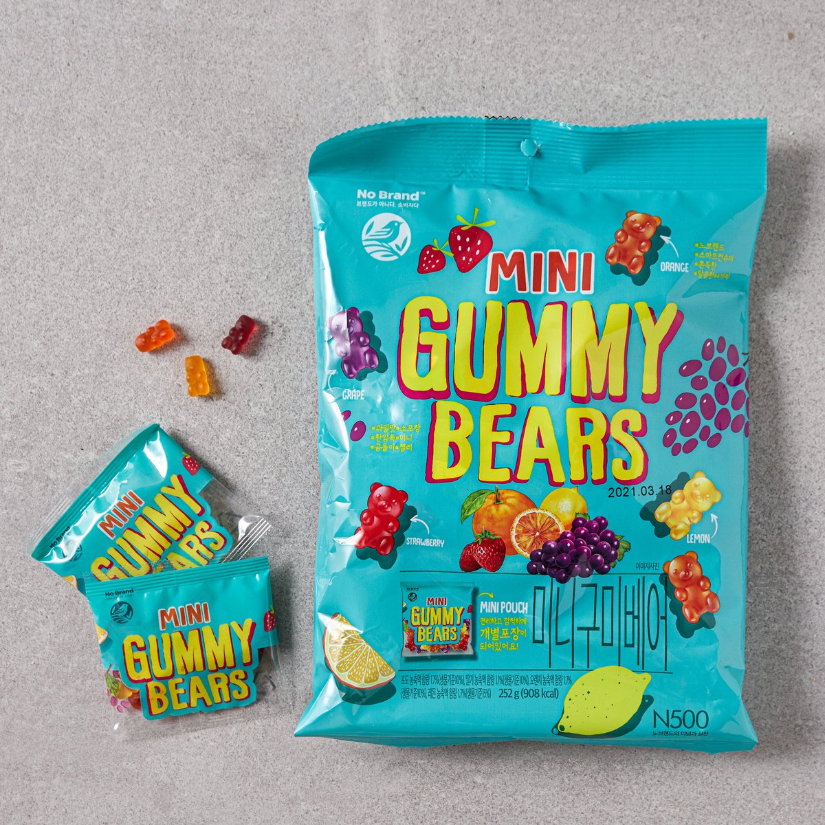 Kẹo dẻo gấu gummy 252g
