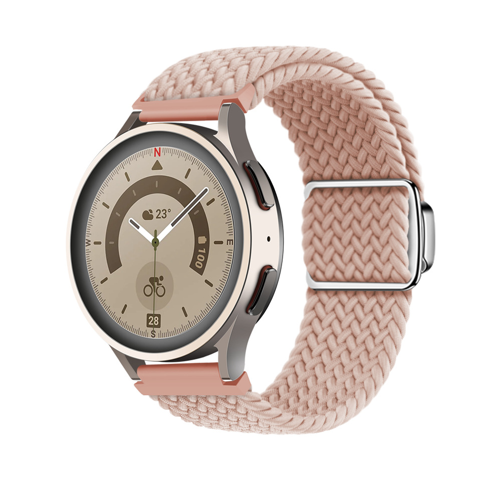 Thích Hợp Cho Samsung watch6 5 Dây Đồng Hồ Nylon Từ Tính Huawei GT 20 22mm Khóa Hút Từ Tính Vòng Dệt Nylon