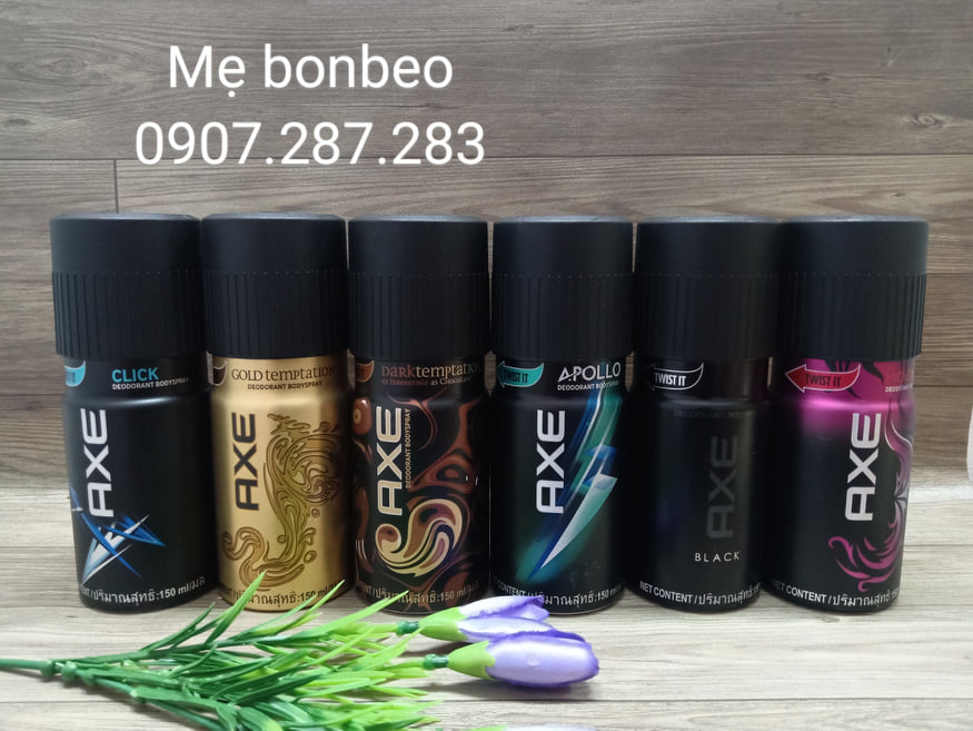 Xịt khử mùi AXE các loại 150ml