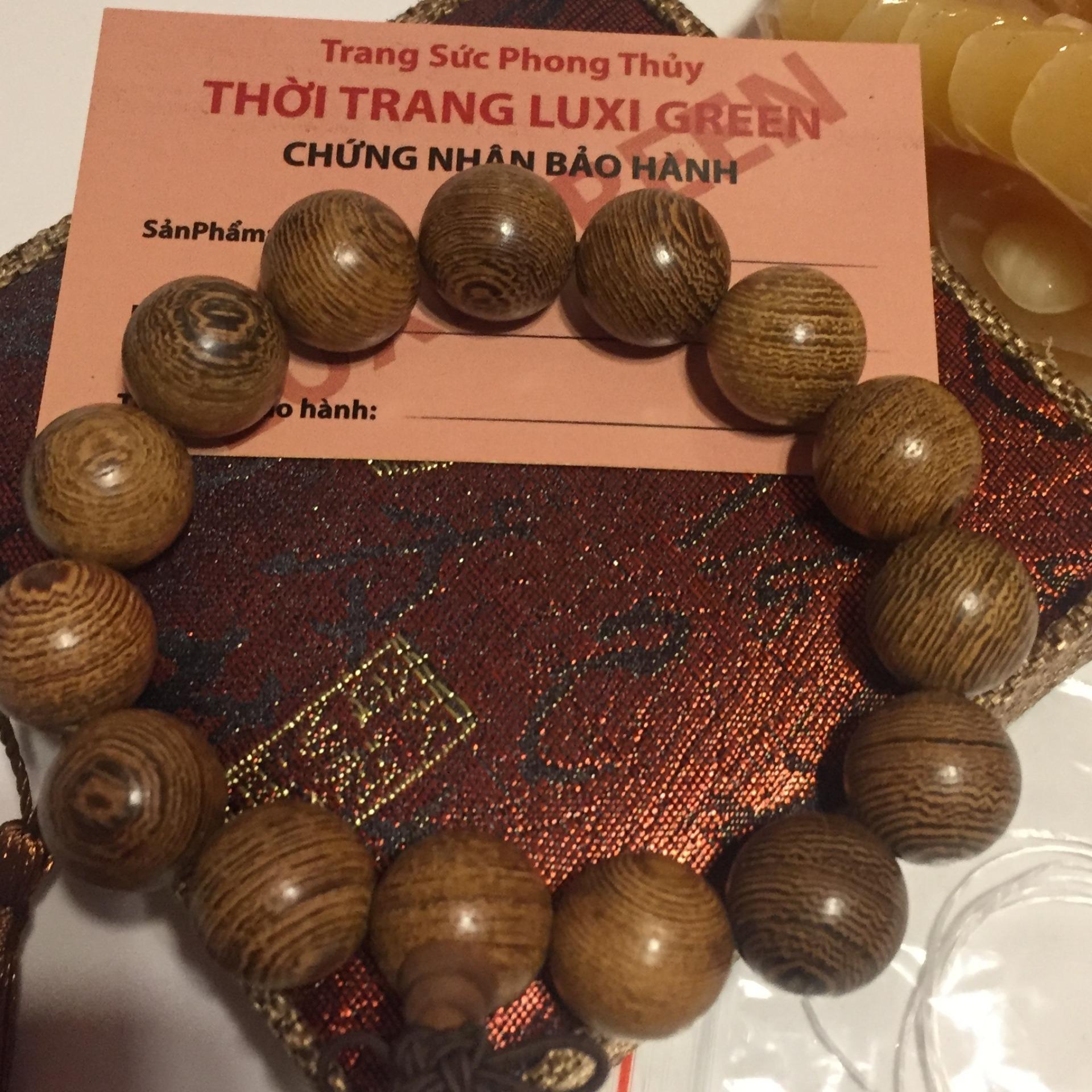 Vòng chuỗi hạt đeo tay gỗ Niệm, Tràng hạt gỗ Cánh Gà Tự Nhiên vân Da Báo