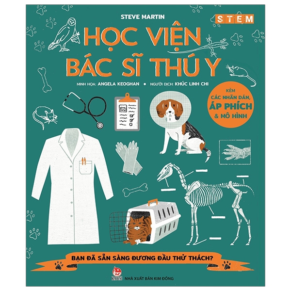 Sách - Stem - Học Viện Bác Sĩ Thú Y - NXB Kim Đồng