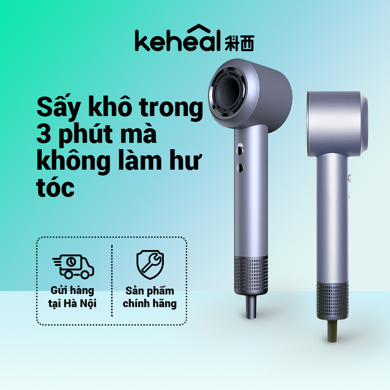 Máy Sấy Tóc Keheal Ion Âm Tốc Độ Cao Công Suất Cao Model GC-HC2 Cao Cấp Nhiều Màu Sấy Nhanh Với Nhiều Chế Độ Nóng Lạnh Giúp Tạo Kiểu Tóc Đẹp Và Chống Xoăn Tóc Giao Hàng Nhanh Tận Nơi - Hàng Chính Hãng