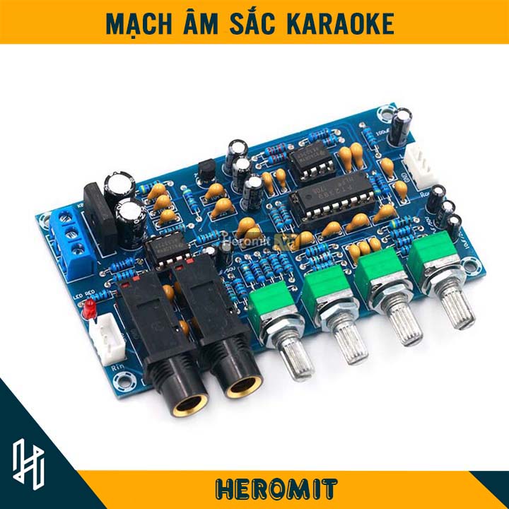 Mạch karaoke chỉnh echo 2 mic xh-m173