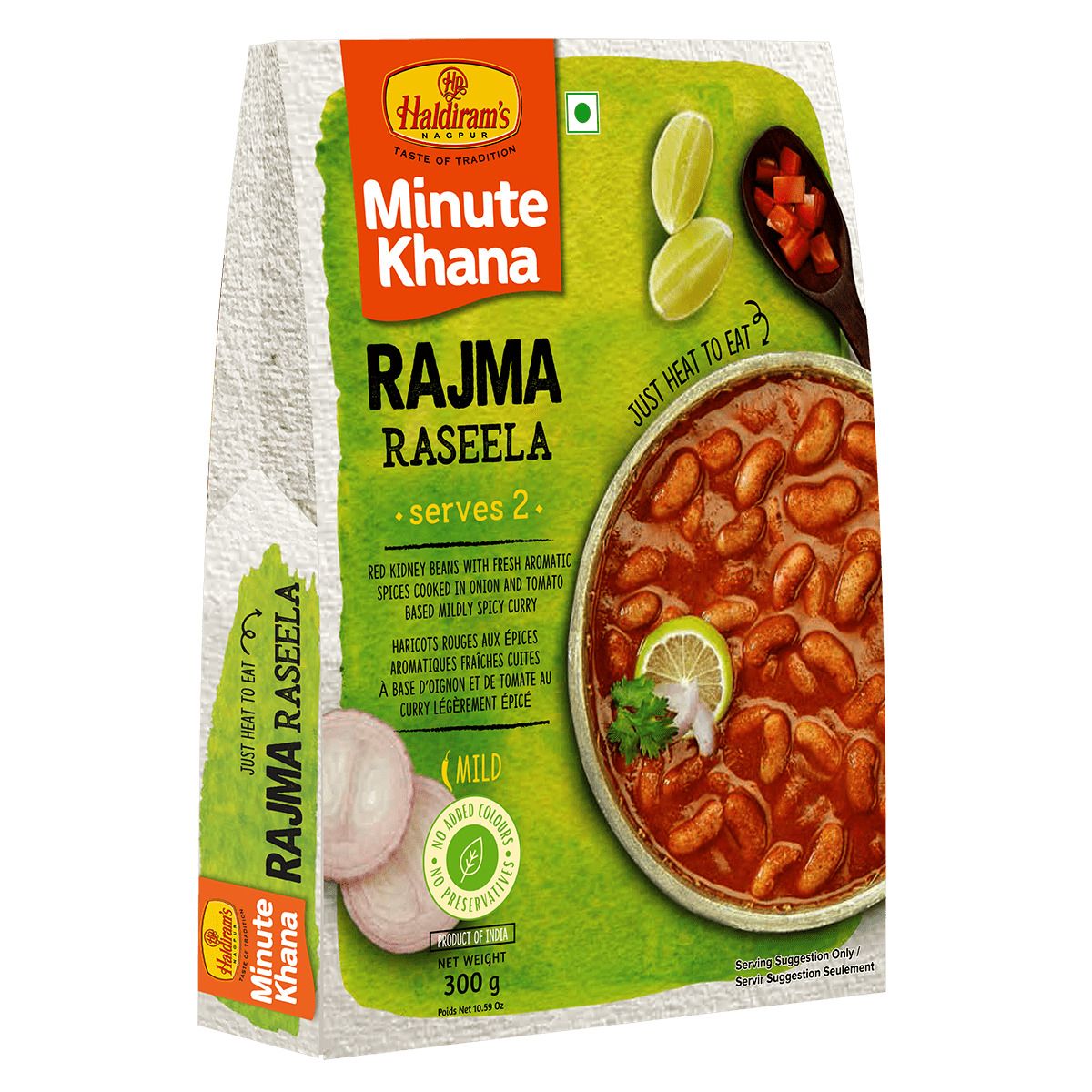 Ohh Haldiram Ready to eat Rajma 300g Đậu đỏ sốt cà chua ăn liền