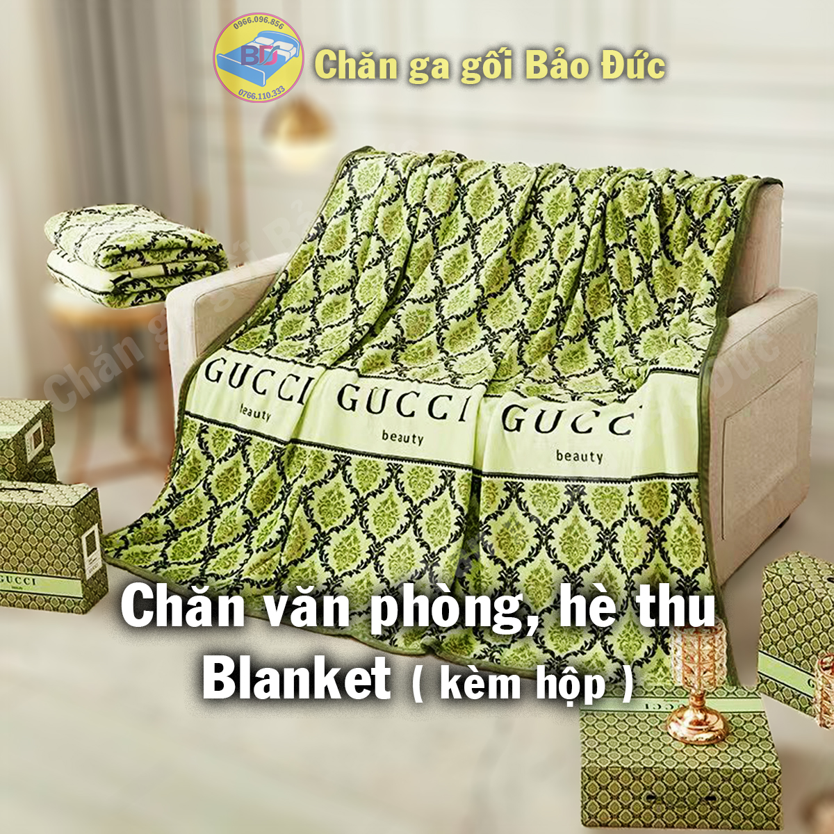 Chăn nhung tuyết, chăn hè thu, văn phòng Blanket